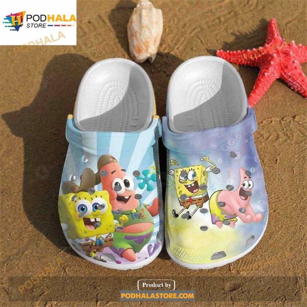 Spongebob Crocs Clog Shoes