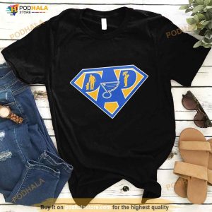 St Louis Blues Super Dad Shirt 1
