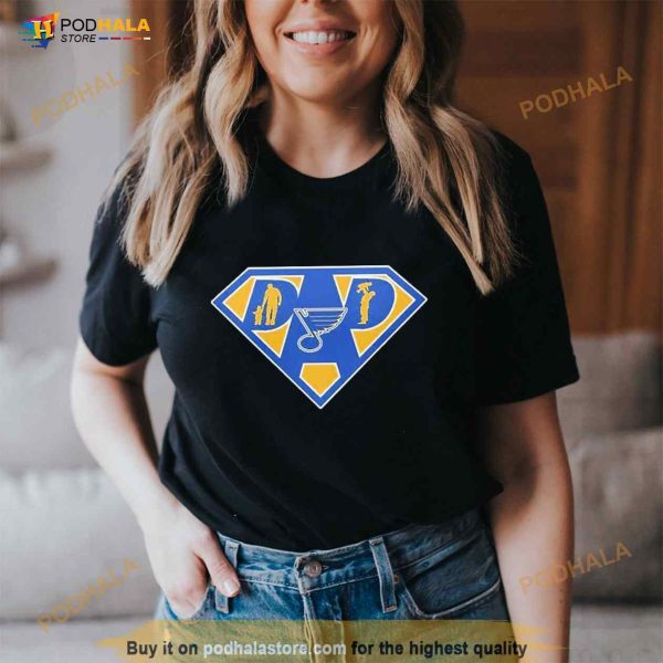 St Louis Blues Super Dad Shirt