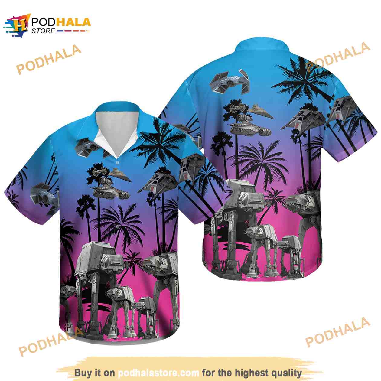 Star War Star War Super Soft Rayon Aloha Shirt Star War Star War Super Soft Rayon Aloha Shirt