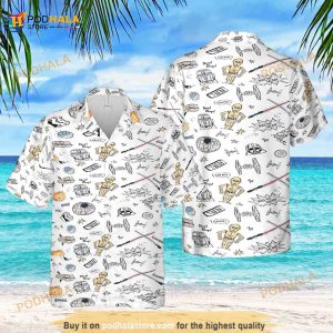 Star Wars Beach Shirt, Star Wars Funny Hawaiian Shirt