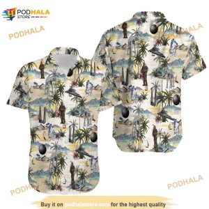 Star Wars Button Up Shirt, Star Wars Hawaiian 3D Shirt