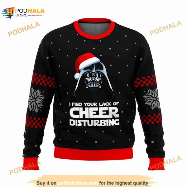 Star Wars Darth Vader Lack Of Cheer Ugly Christmas Sweater