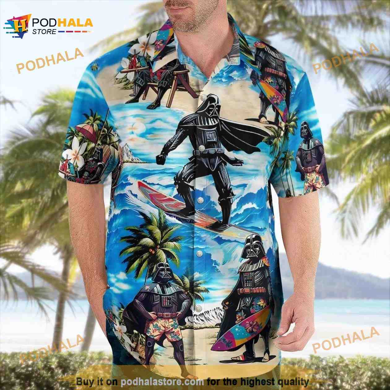 Star Wars Darth Vader Surfing Hawaiian Shirt, Beach Summer Aloha Shirt -  Bring Your Ideas, Thoughts And Imaginations Into Reality Today