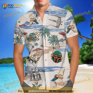 Star Wars Funny Hawaiian Shirt, Disney Aloha Shirt For Fans