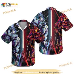 Star Wars Hawaiian Shirt, Star Wars Button Up Shirt