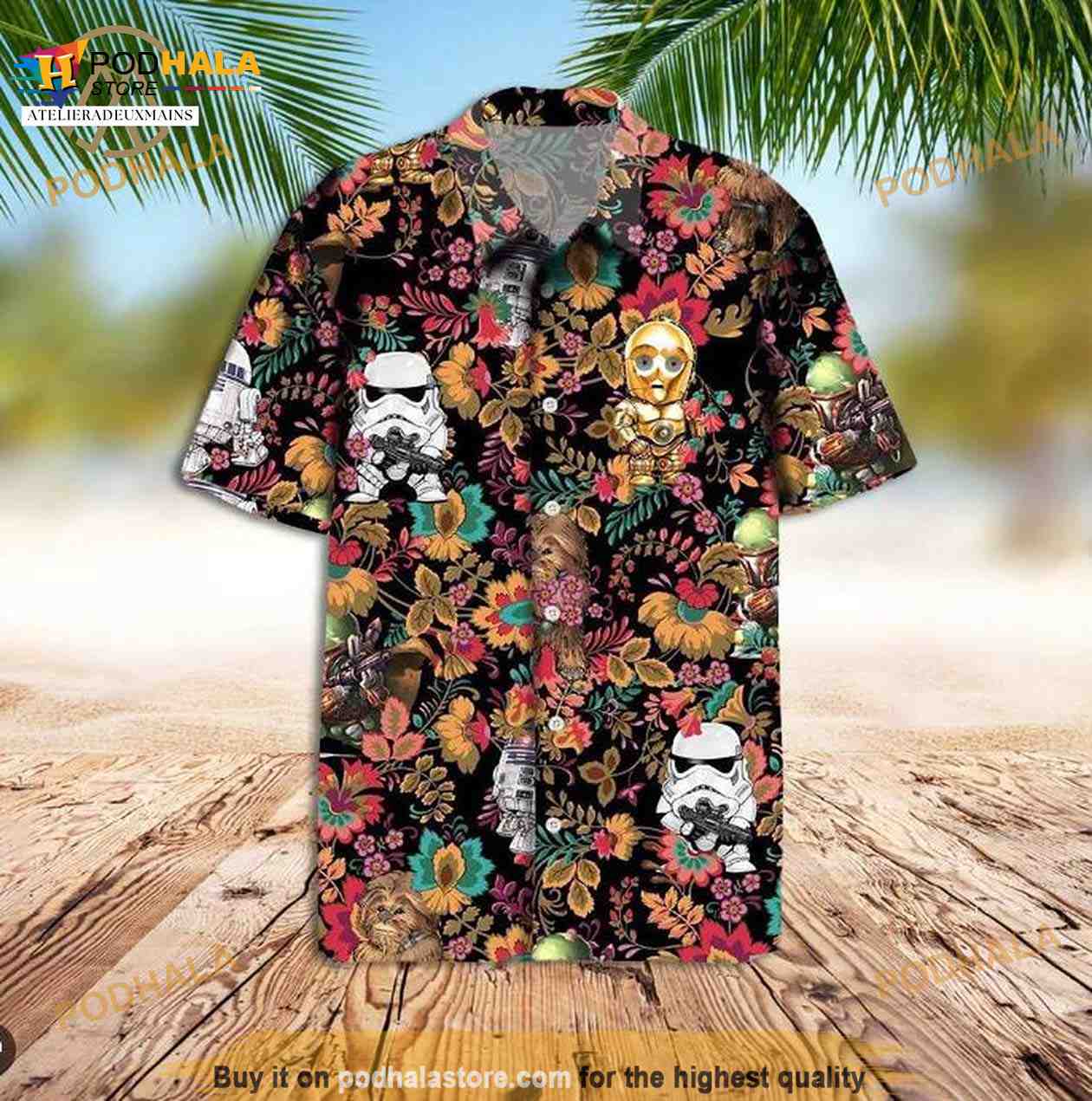 Star Wars Hawaiian Shirt, Storm Trooper Tropical Flower Hawaiian Shirt,  Funny Star Wars Shirt - Bring Your Ideas, Thoughts And Imaginations Into  Reality Today