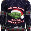 Star Wars Master Yoda Knitted Christmas 3D Ugly Christmas Sweater
