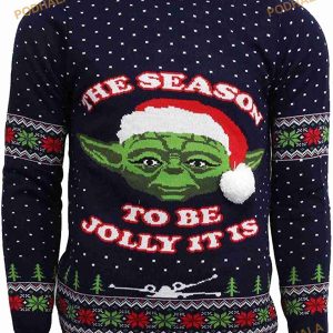 Star Wars Master Yoda Knitted Christmas 3D Ugly Christmas Sweater