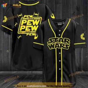 Star Wars Choose Wisely LogoWhite All Over Print Baseball Jersey