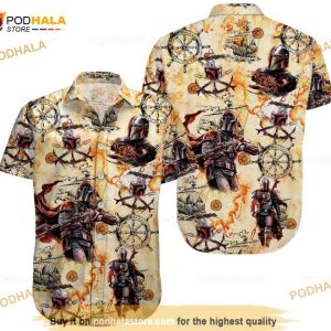 Star Wars The Mandalorian Pirates Costume Gift For Movie Fans Hawaiian Shirt, Disneyworld Shirts