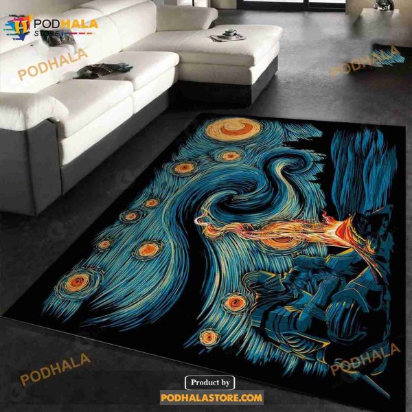 Starry Souls Area Rug Carpet Kitchen Rug