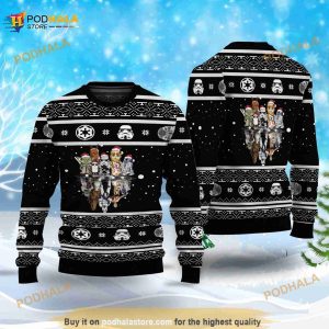 Starwas Friends 3D Ugly Darth Vader Sweater