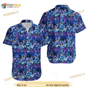 Stitch Disney Hawaiian Shirt, Disney Aloha Shirt For Fans