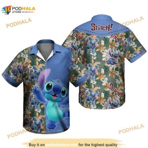 Stitch Disney Hawaiian Shirt, Disney Summer Beach Trip Family Disney Hawaiian Shirt