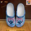 Stitch Floral Heart Patterns Blue Pink Graphic Cartoon Unisex Crocs Clogs