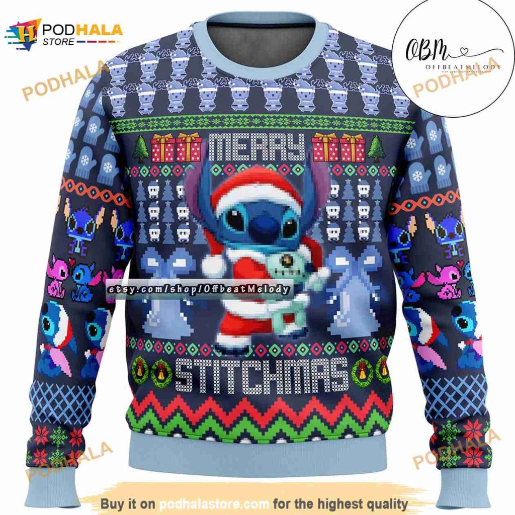 Stitch Lilo And Stitch Ugly Christmas Sweater