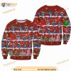 Stitch Pattern Xmas Red 2023 Christmas Disney 3D Sweater