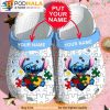 Stitch Puzzle Pieces Custom Name 3D Crocs, Funny Crocs