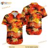 Sunshine Parrots Hawaiian Shirt, Flowers Hawaiian Shirt