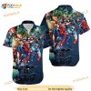 Superhero Button-down Shirt, Funny Superhero Hawaiian Shirt For Marvel Fans