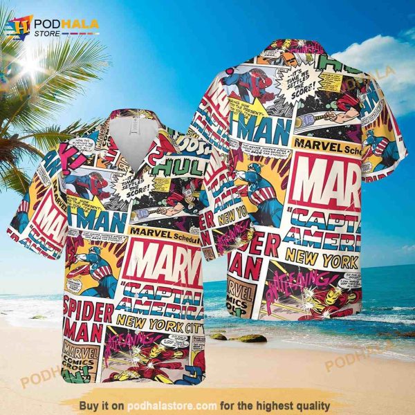 Superhero Hawaii Shirt, Heroes Funny Hawaiian Shirt Idg