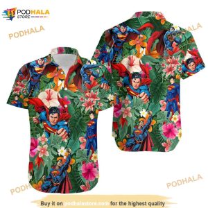Superman 3D Hawaiian Shirt, Funny Gift For Superman Lovers