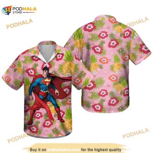 Superman Hawaiian Shirt For Women Aloha, Shirt For Superman Lovers