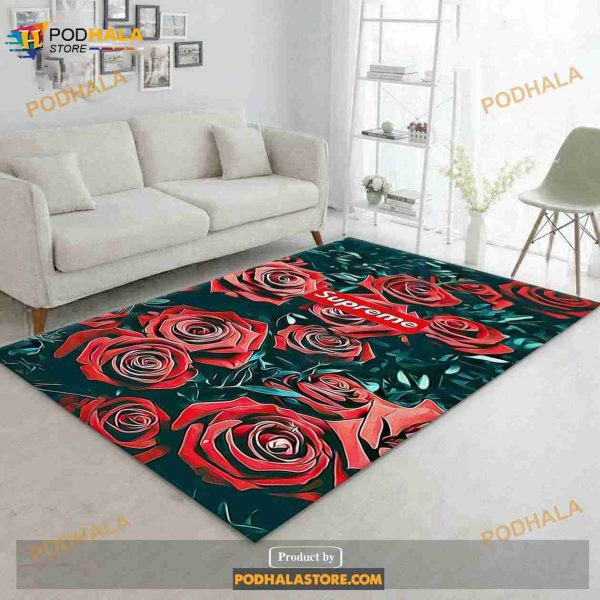 Supreme Rose V7 Rug Bedroom Rug- Indoor Outdoor Rugs