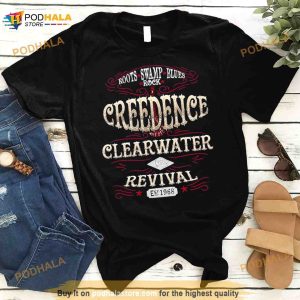Swamp Rock Creedence Clearwater Revival Ccr Rock Music Shirt 2
