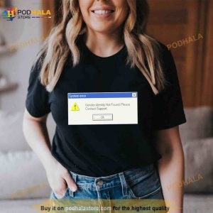 System Error Gender Identity Not Found Shirt