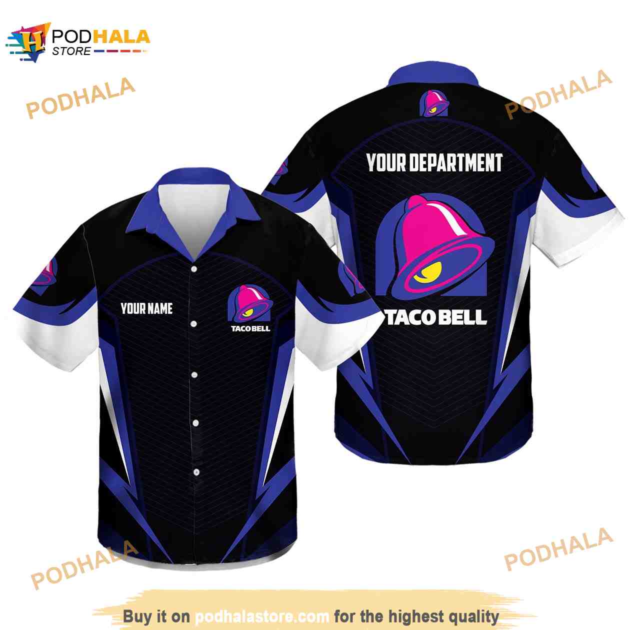 Taco Bell Custom Name Summer Hawaiian Shirt - Bring Your Ideas, Thoughts  And Imaginations Into Reality Today