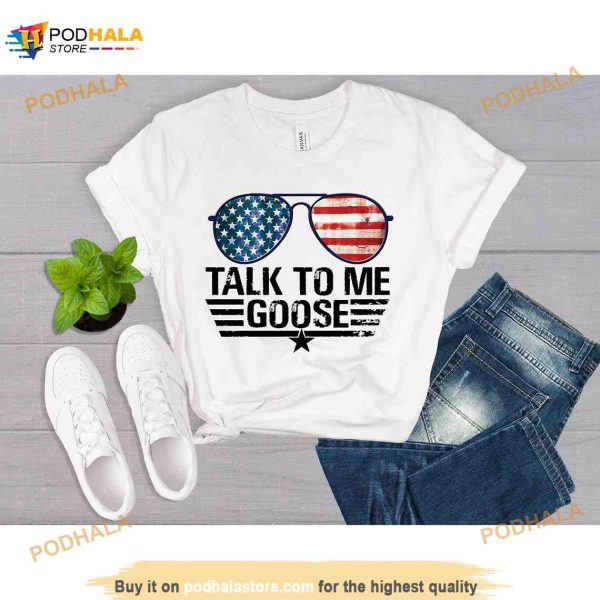 Talk To Me Goose Shirt, Funny Goose Shirt, Top Gun Shirt, Top Gun Gift For Fans