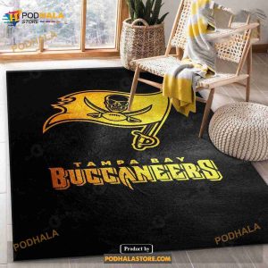 Tampa Bay Buccaneers NFL Rug, Christmas Gift Us Decor