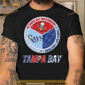 Tampa Bay Sport team TB Buccaneers TB Lightning and TB Rays Shirt