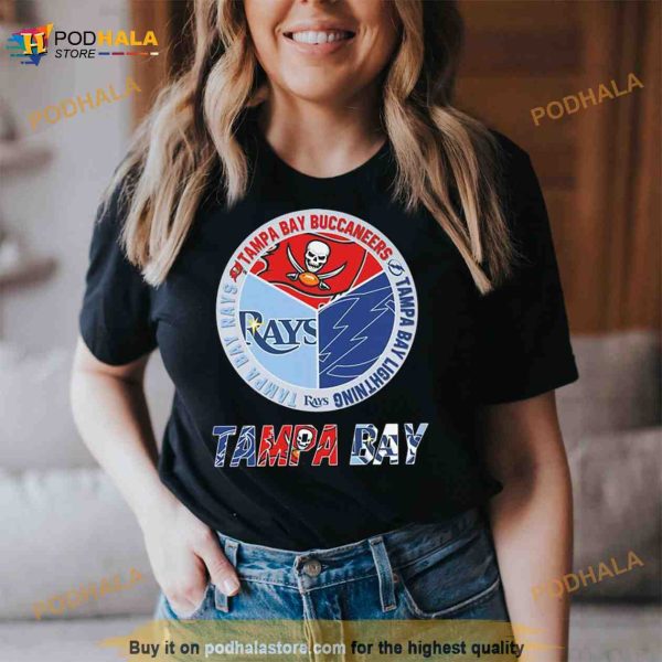 Tampa Bay Sport team TB Buccaneers TB Lightning and TB Rays Shirt