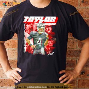 Taylor Heinicke Bring The Heart Back Home Signature Shirt 3