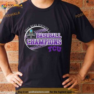 Tcu Horned Frogs 2023 Ncaa Division I Baseball Men's Champions Shirt 2
