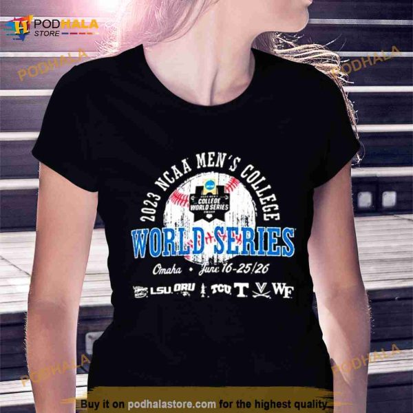 Tcu Horned Frogs Ncaa Mens College World Series Championship 2023 Omaha Shirt