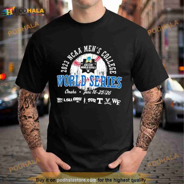 Tcu Horned Frogs Ncaa Mens College World Series Championship 2023 Omaha Shirt