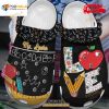 Teacher Classic Whitesole Apple Love For Unisex Crocs Clog Shoes
