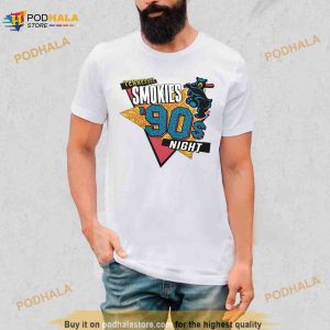 Tennessee Smokies 90's Night Logo Blue Shirt 2