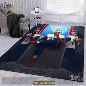 Tennessee Titans Champion NFL Christmas Gift Rug Living Room Rug Home Decor Floor Decor