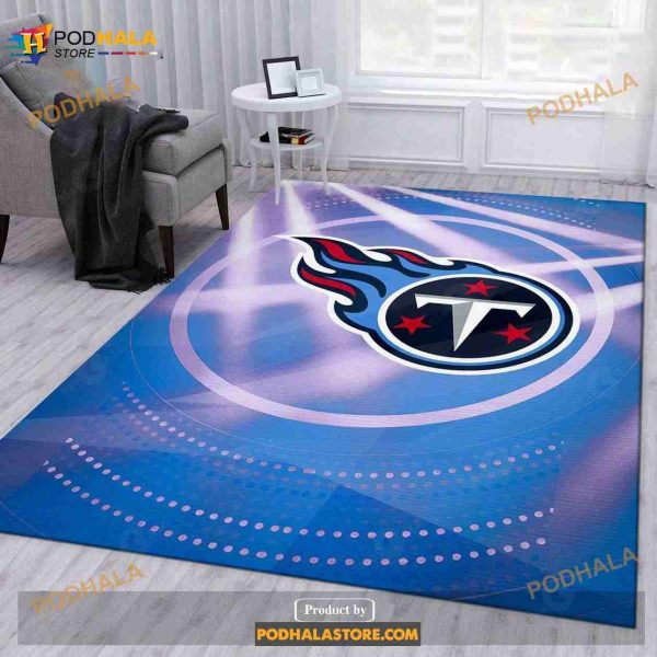 Tennessee Titans NFL Area Rug For Christmas Bedroom Rug Family Gift Us Decor