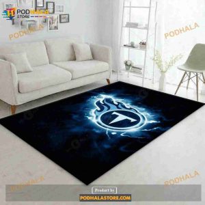 Tennessee Titans NFL Area Rug Living Room Rug Home Us Decor