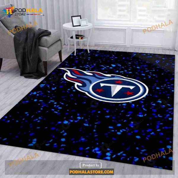 Tennessee Titans NFL Christmas Gift Rug Bedroom Rug Home Decor Floor Decor