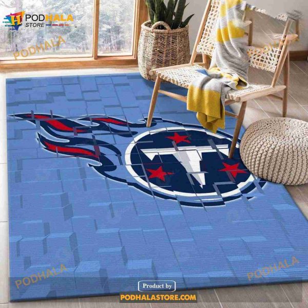 Tennessee Titans NFL Rug, Christmas Gift, Home Decor Floor Decor