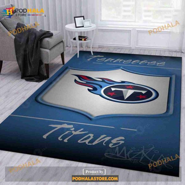 Tennessee Titans NFL Rug For Fans, Living Room Rug Home Decor Floor Decor