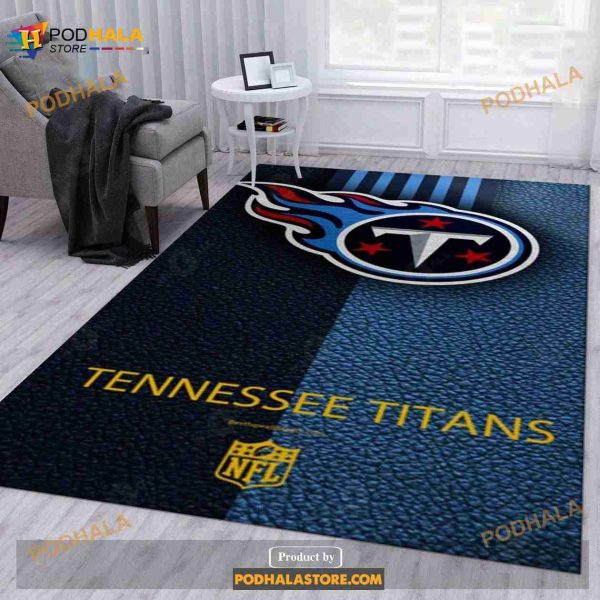 Tennessee Titans NFL Team Rug, Bedroom Rug Home Decor Floor Decor