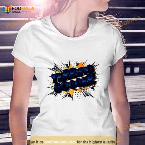 Terrific Soccer Vector Illustrated Comic Book Style Phrase On Abstract Shirt 2